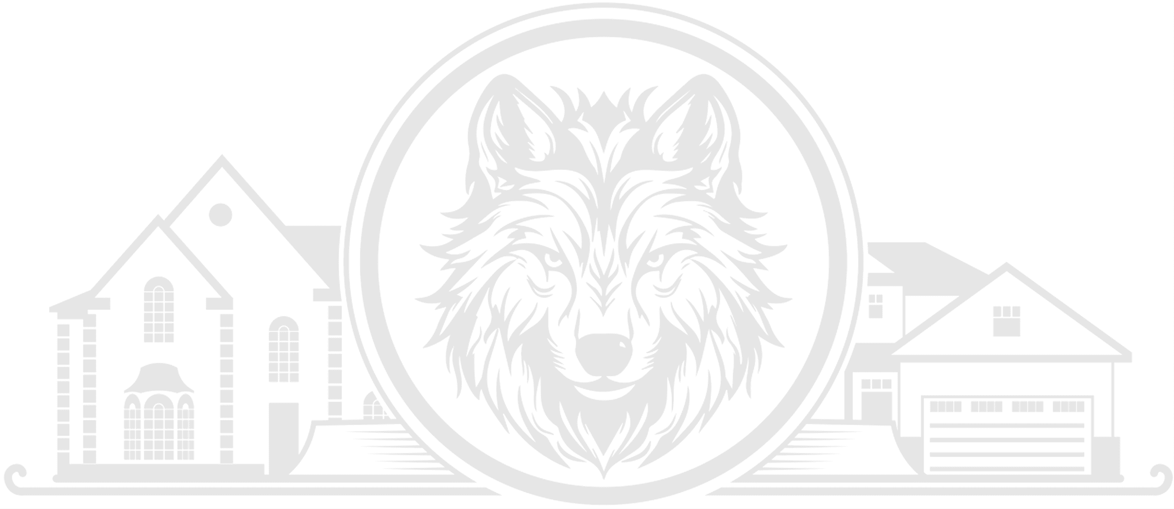 Homes and wolf crest design
